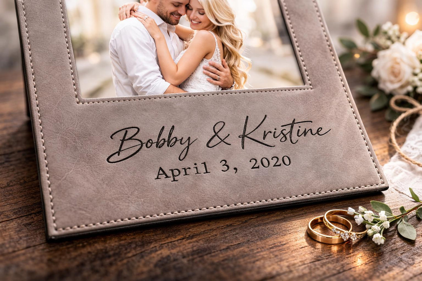 Personalized Anniversary Picture Frame - a thoughtful custom gift