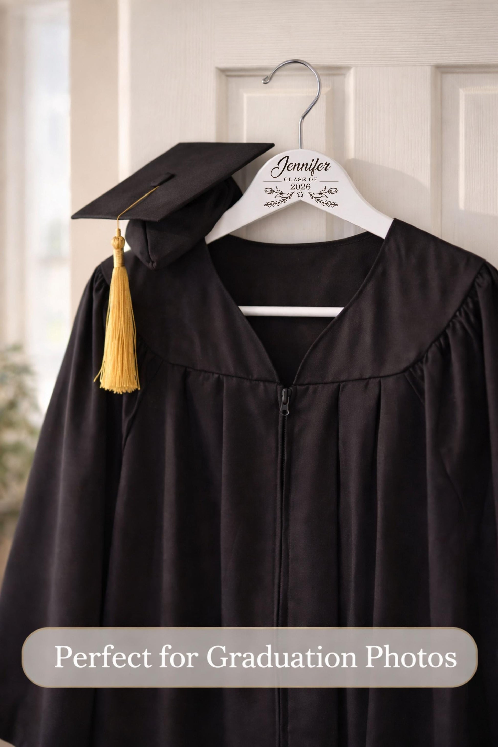 Personalized Graduation Hanger - a thoughtful custom gift