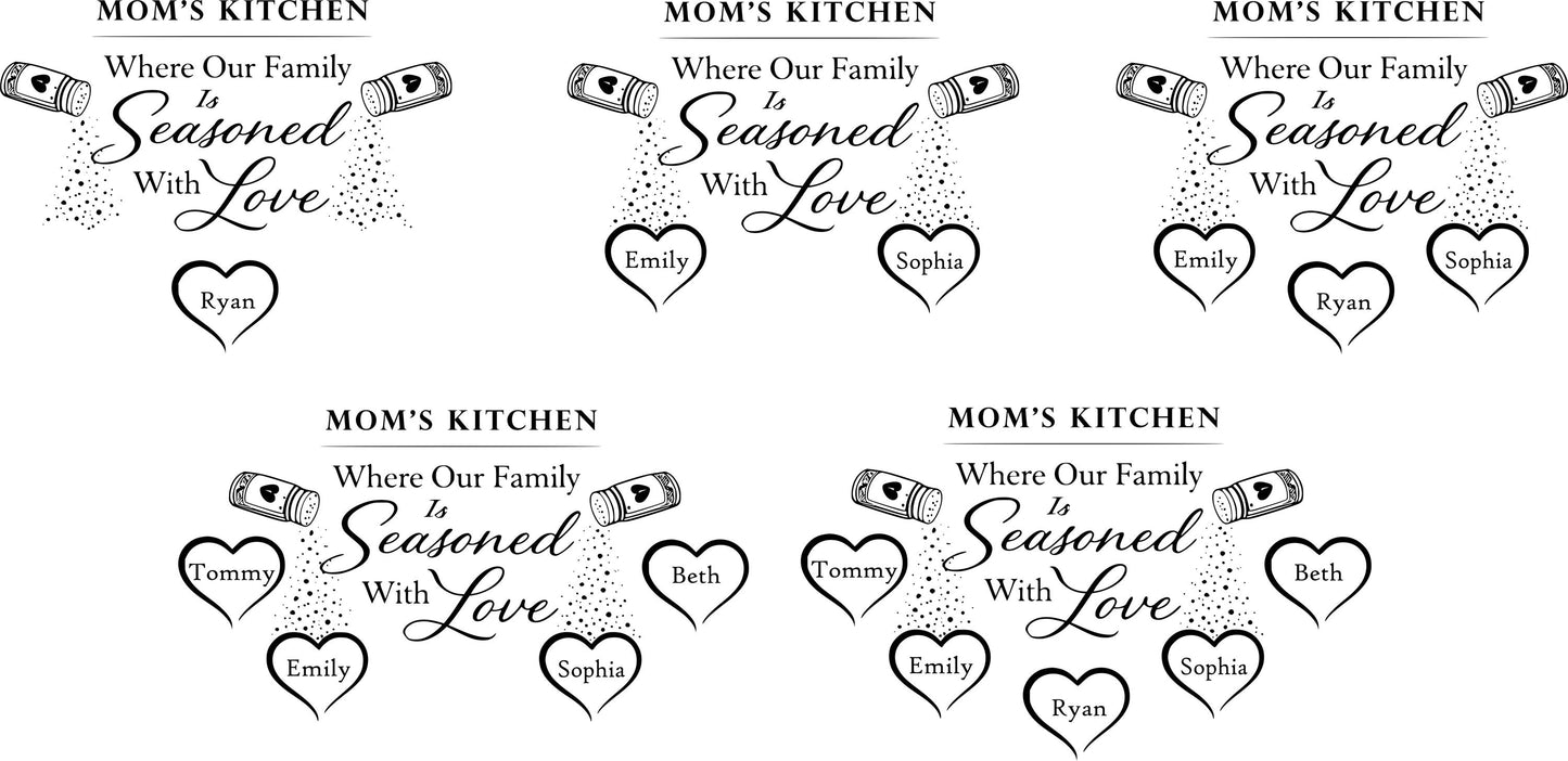 Personalized Mom Cutting Board - color and style options