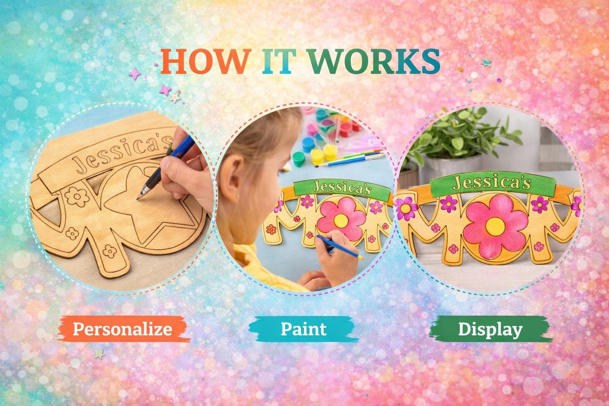 Personalized Mom Craft Kit for Kids