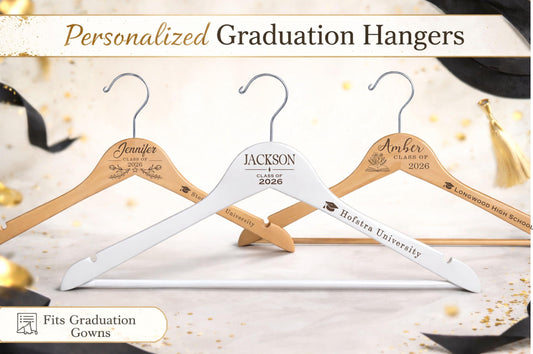 Personalized Graduation Cap & Gown Hanger