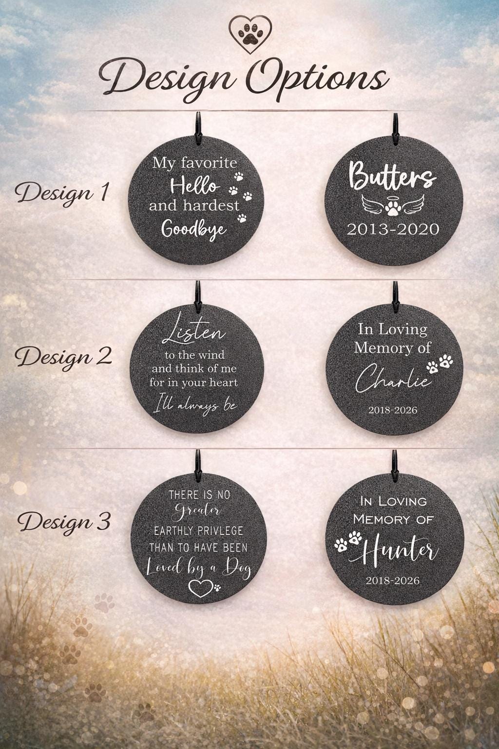 Loved By A Dog Memorial Wind Chime - a thoughtful custom gift