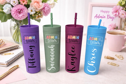 Personalized Admin Team Tumbler