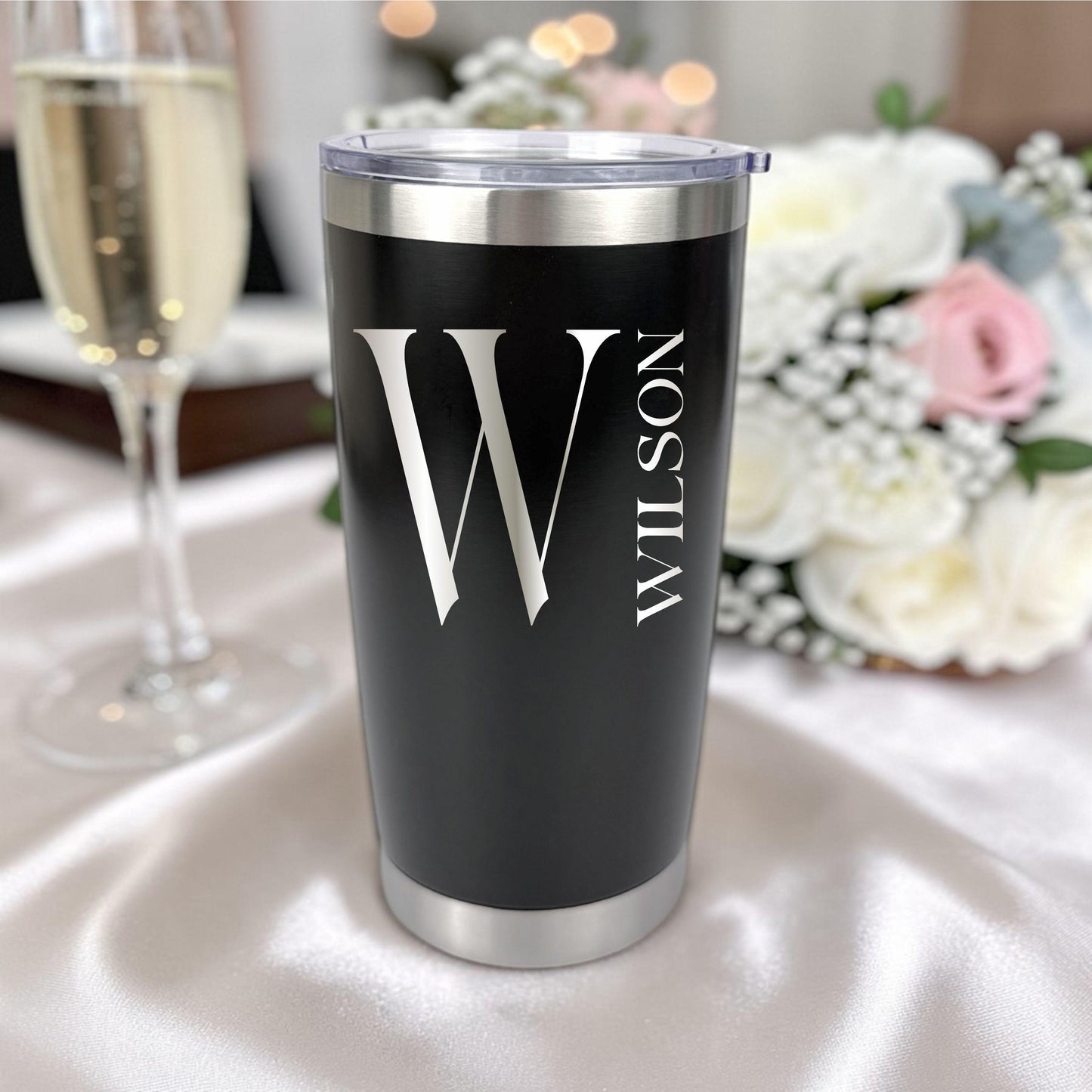 Personalized Groomsmen Tumbler - personalization example