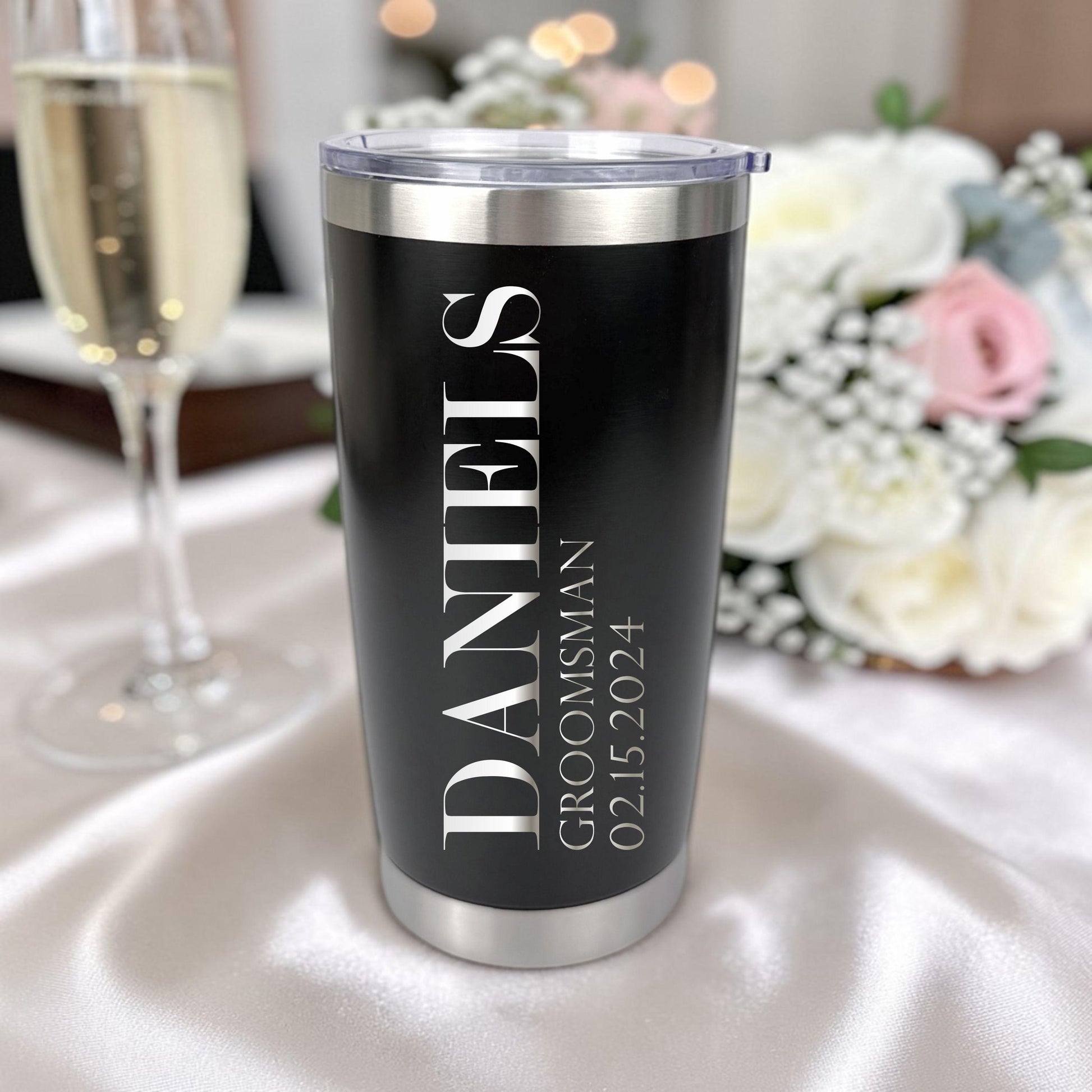Groomsmen Gift Tumbler - a thoughtful custom gift
