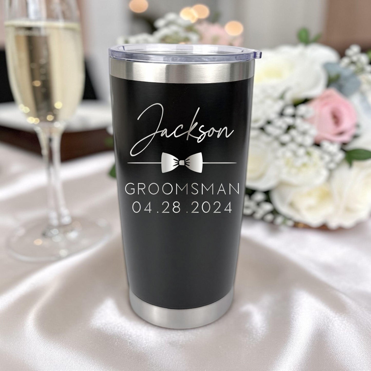 Personalized Groomsmen Tumbler - a thoughtful custom gift