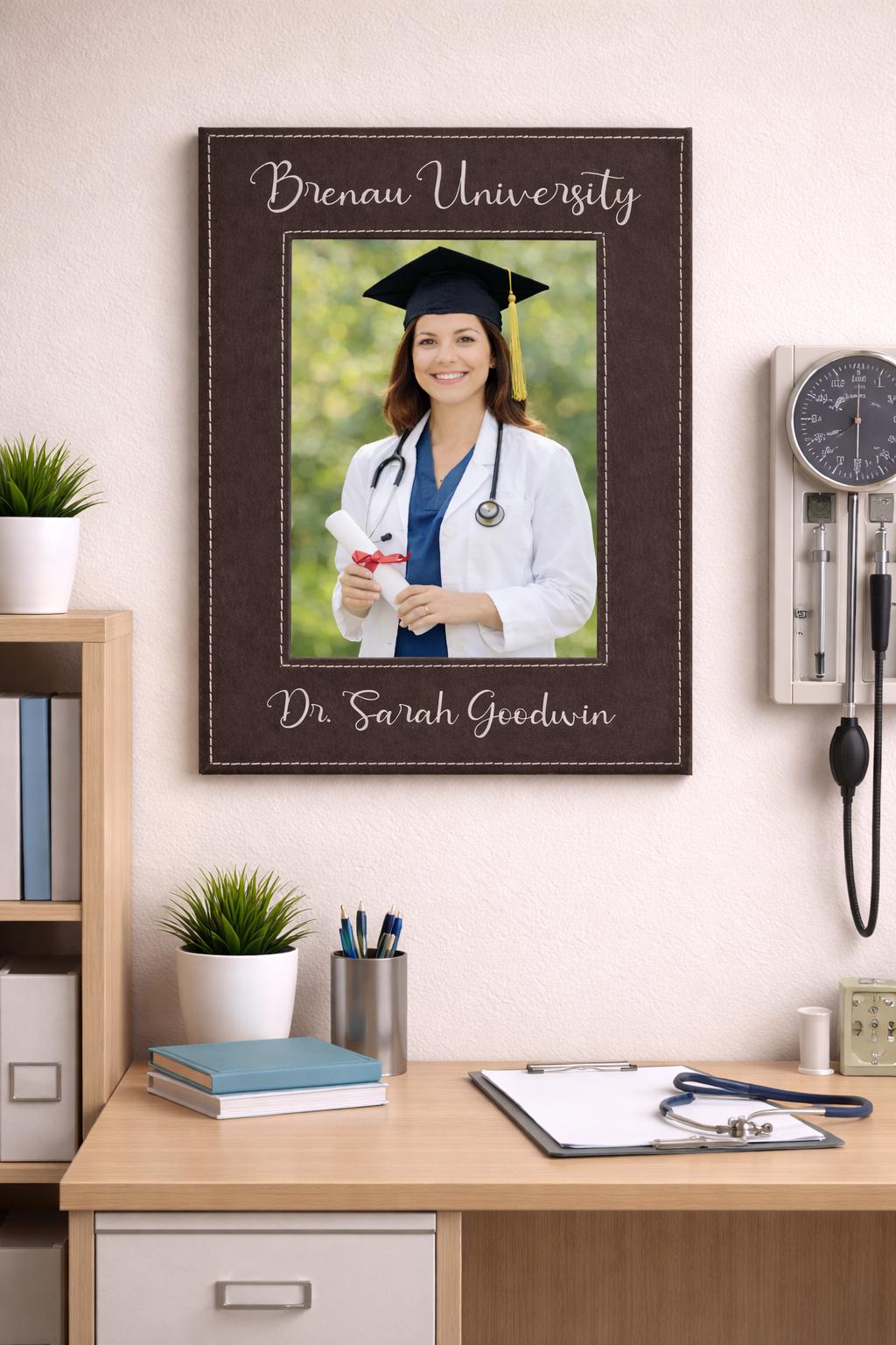 Graduation Picture Frame - personalization example