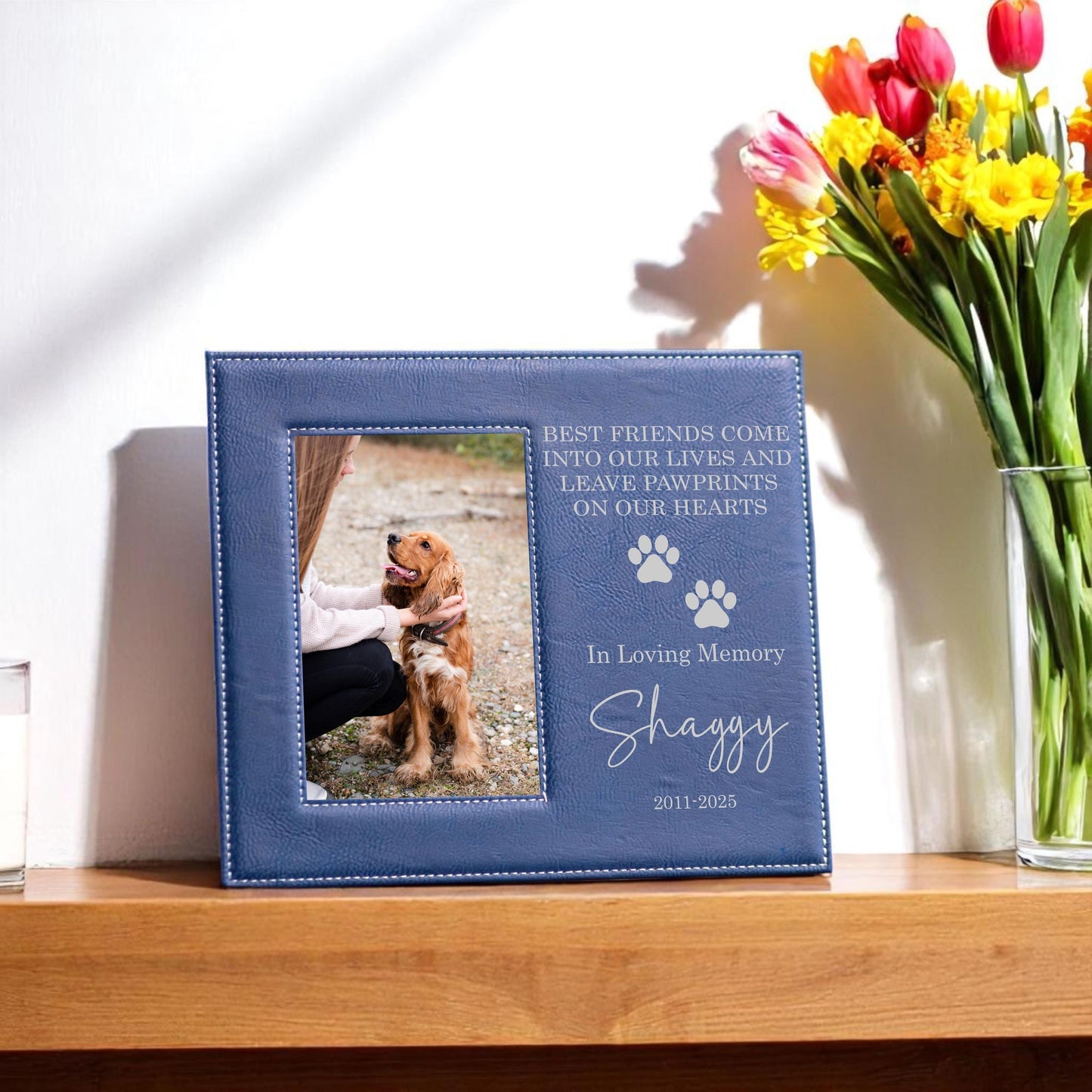 Personalized Pet Memorial Dog Frame - a thoughtful custom gift