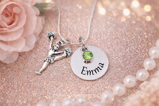 Personalized Cheerleader Necklace