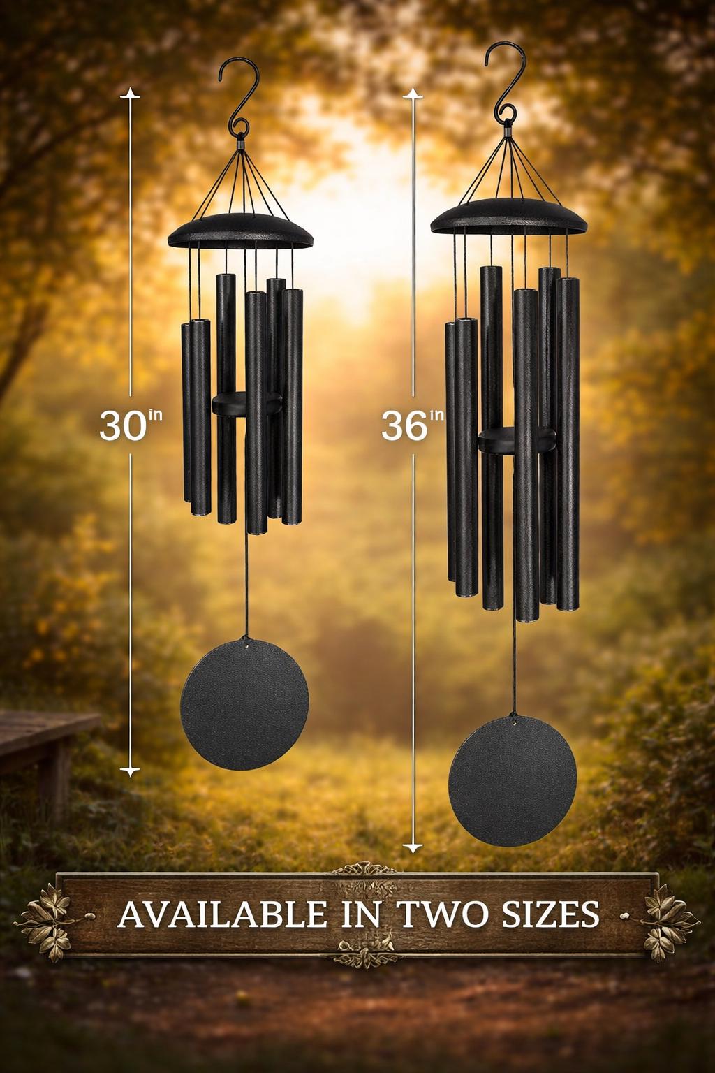 Personalized Wind Chime for Mom - personalized engraved gift, family-made in Long Island