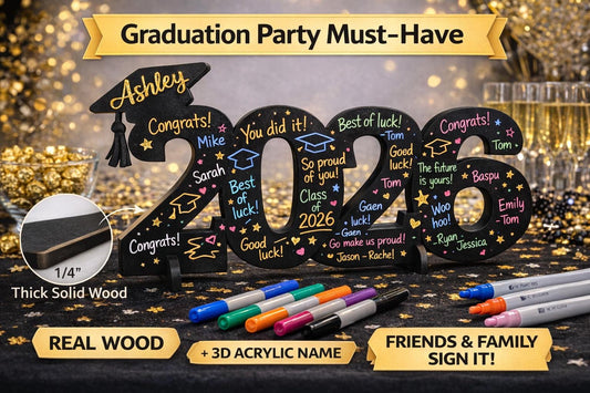 Personalized Class of 2026 Graduation Sign