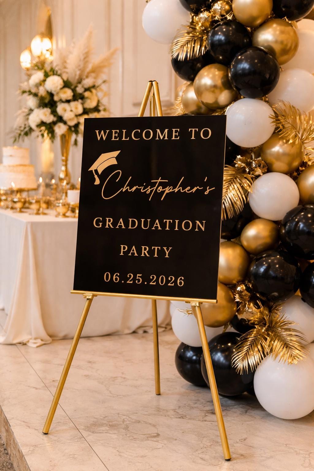 Custom Graduation Party Welcome Sign