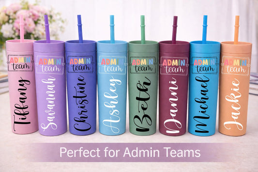 Personalized Admin Team Tumbler