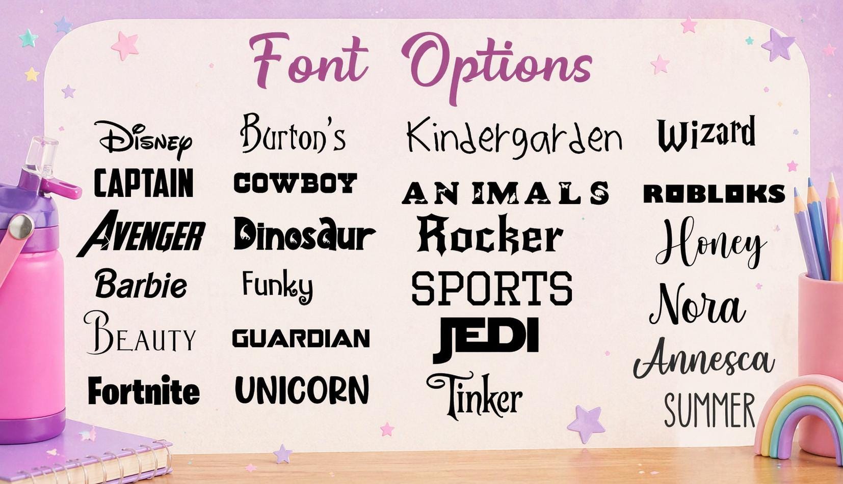 Personalized Kids Water Bottle with Name - a thoughtful custom gift