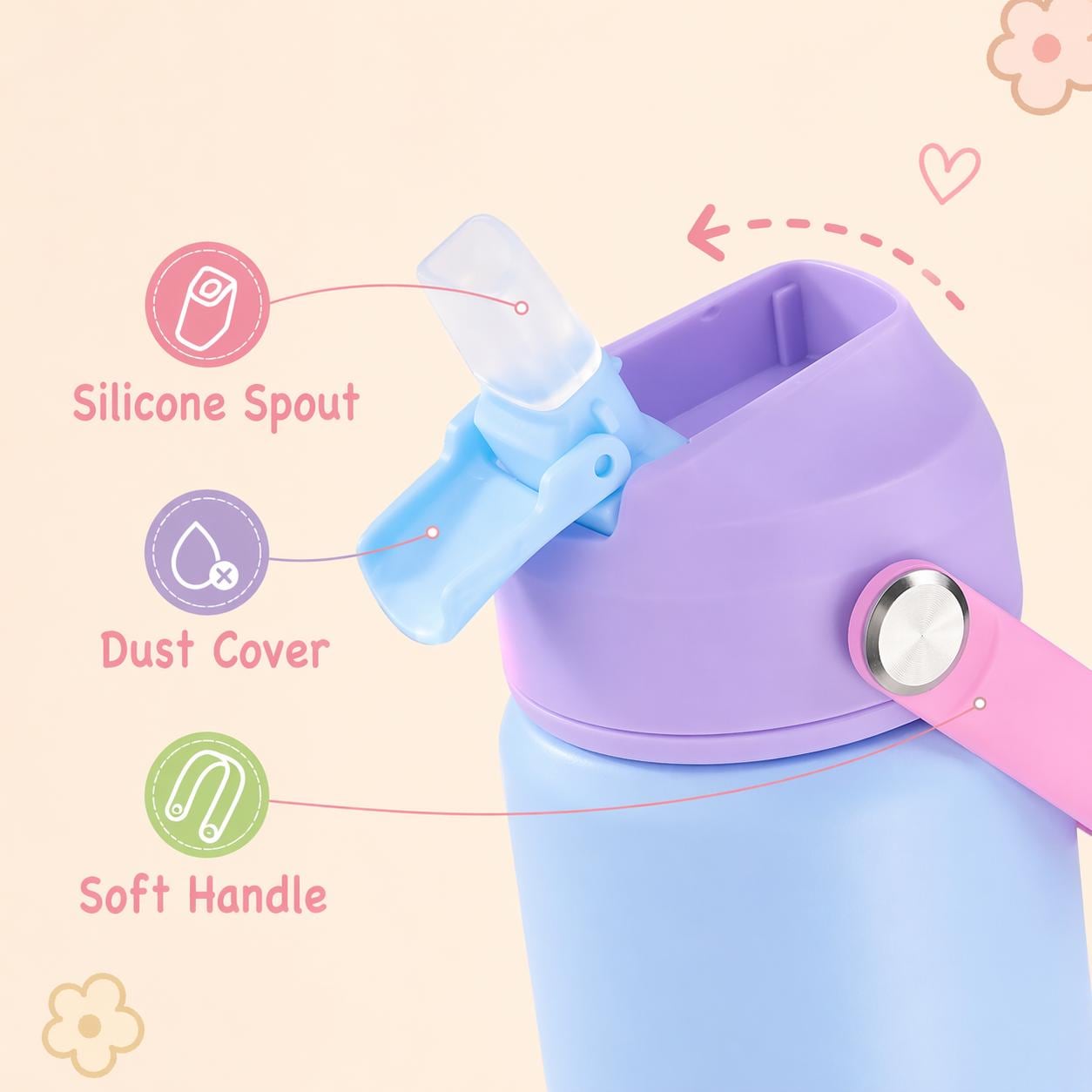 Personalized Kids Water Bottle with Name - personalization example