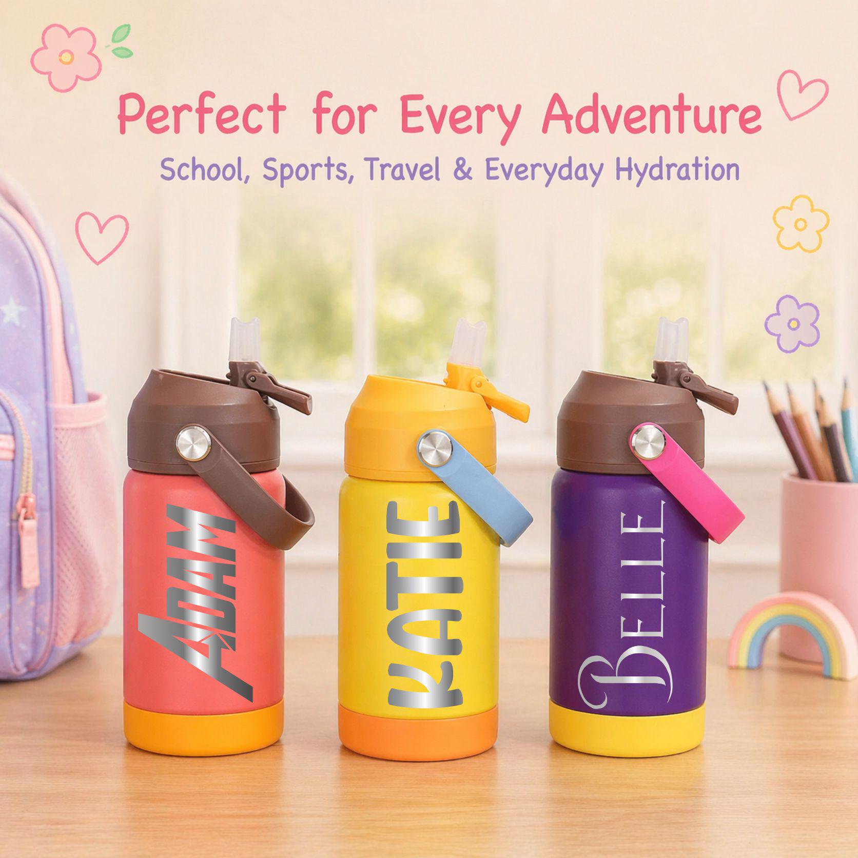 Personalized Kids Water Bottle with Name - personalization example