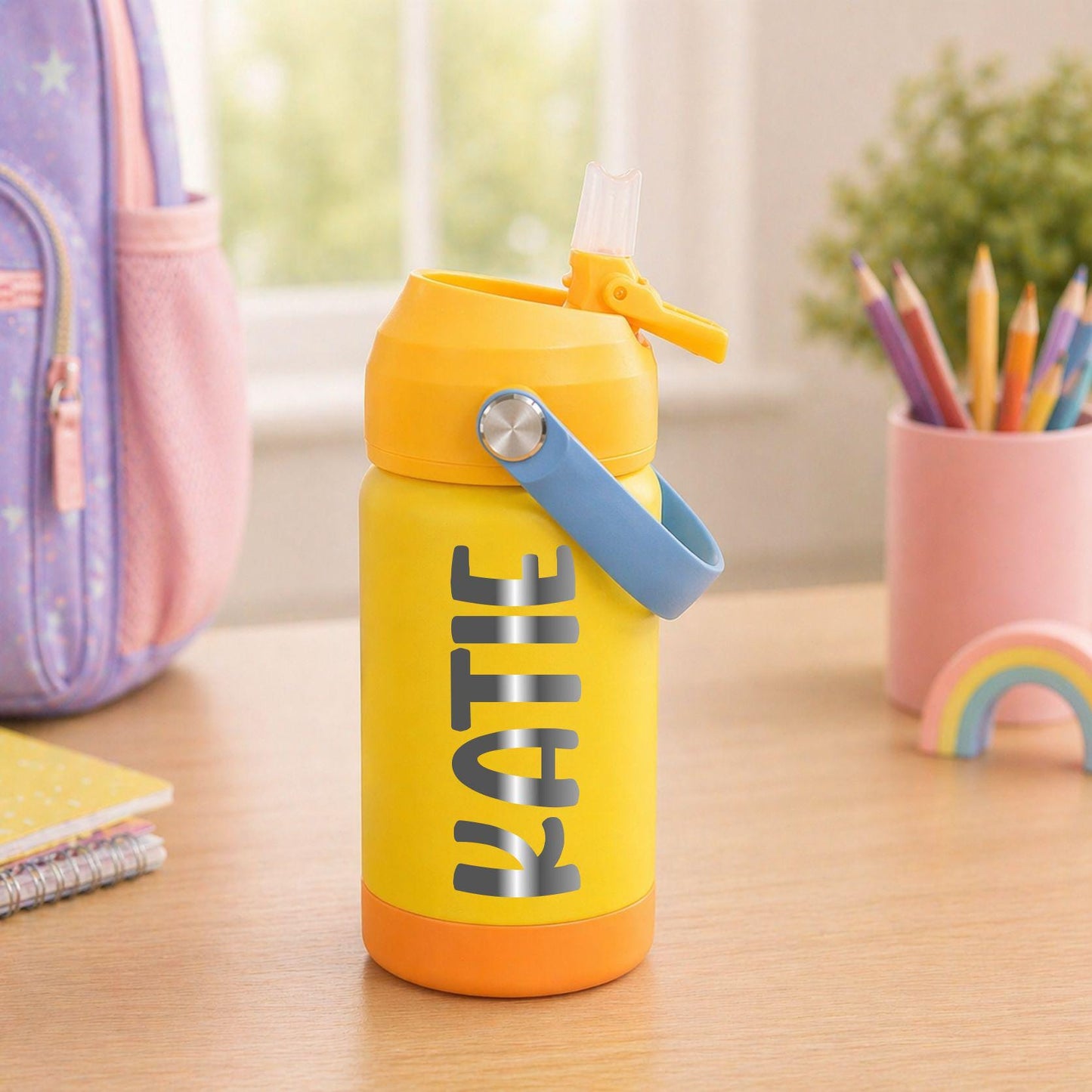 Personalized Daycare Water Bottle with Name - color and style options