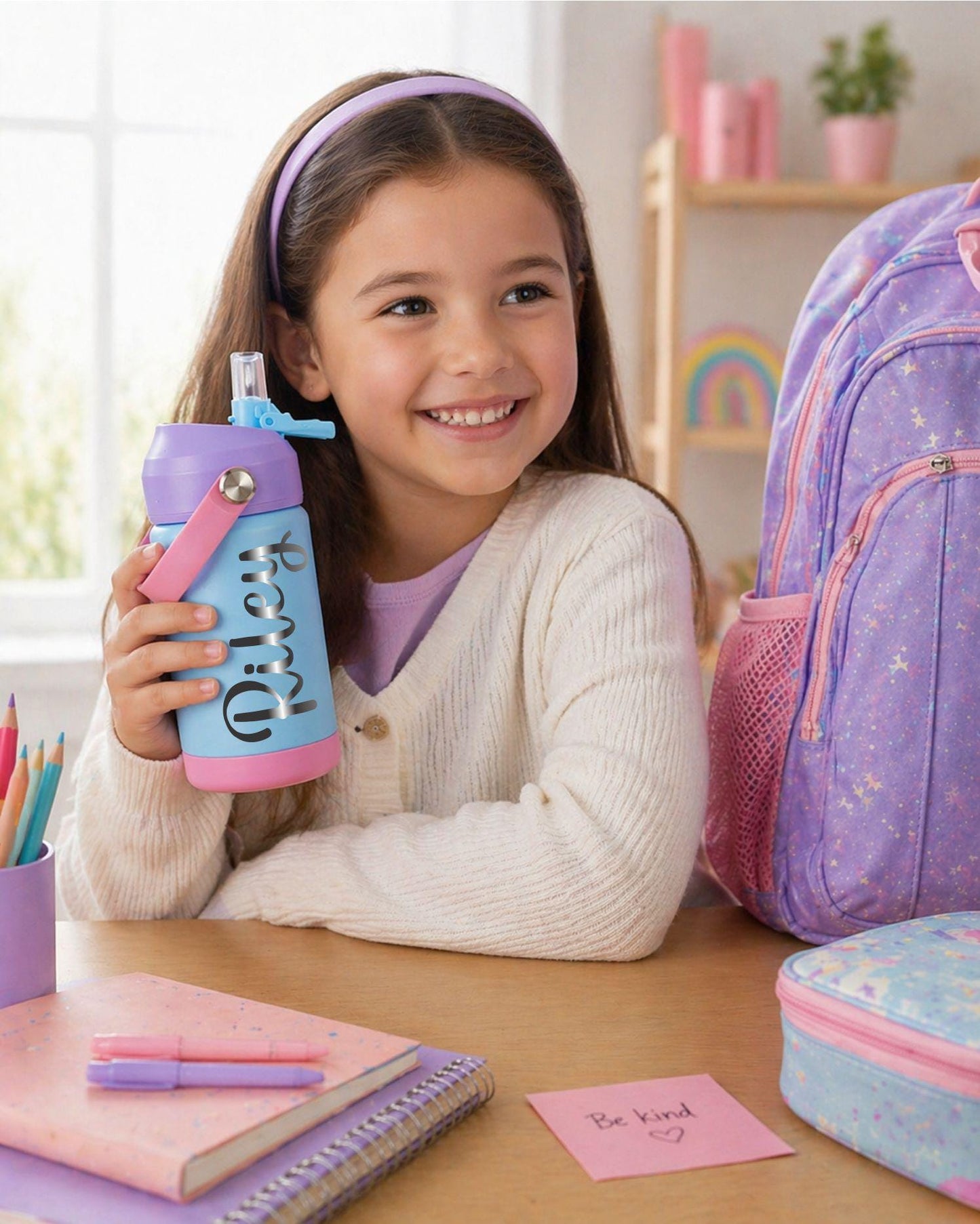 Personalized Daycare Water Bottle with Name