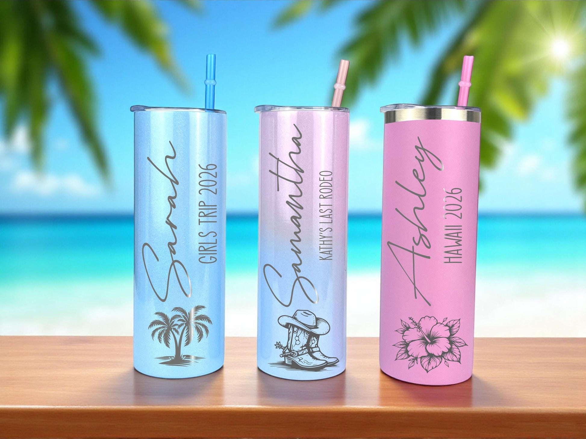 Girls Trip Tumblers with Name - a thoughtful custom gift