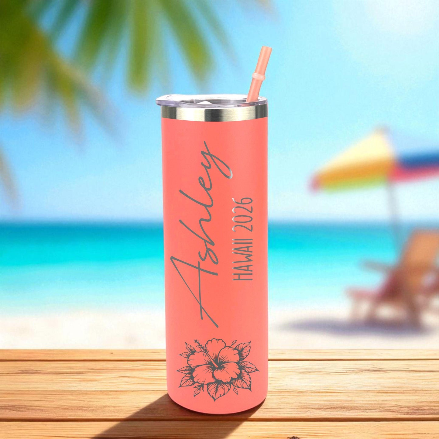 Girls Trip Tumblers with Name - personalization example
