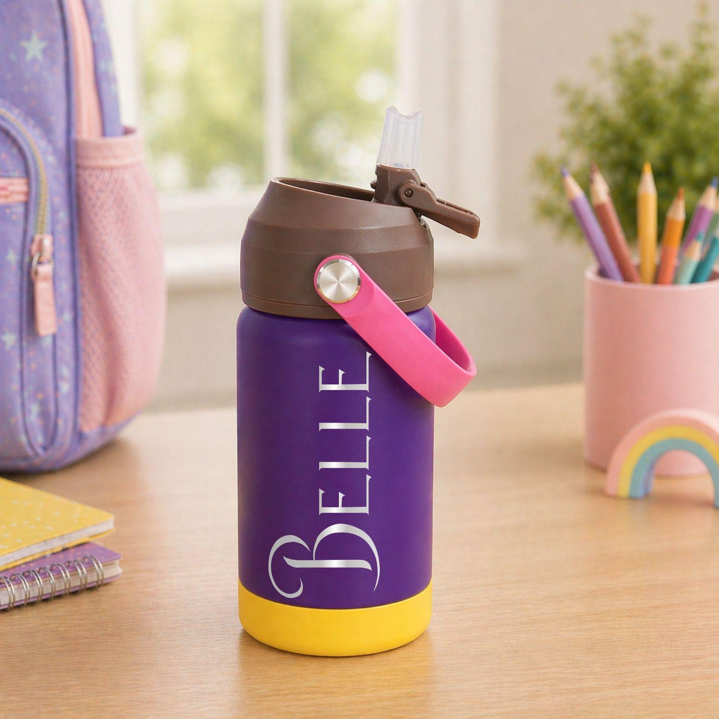 Personalized Daycare Water Bottle with Name - personalization example