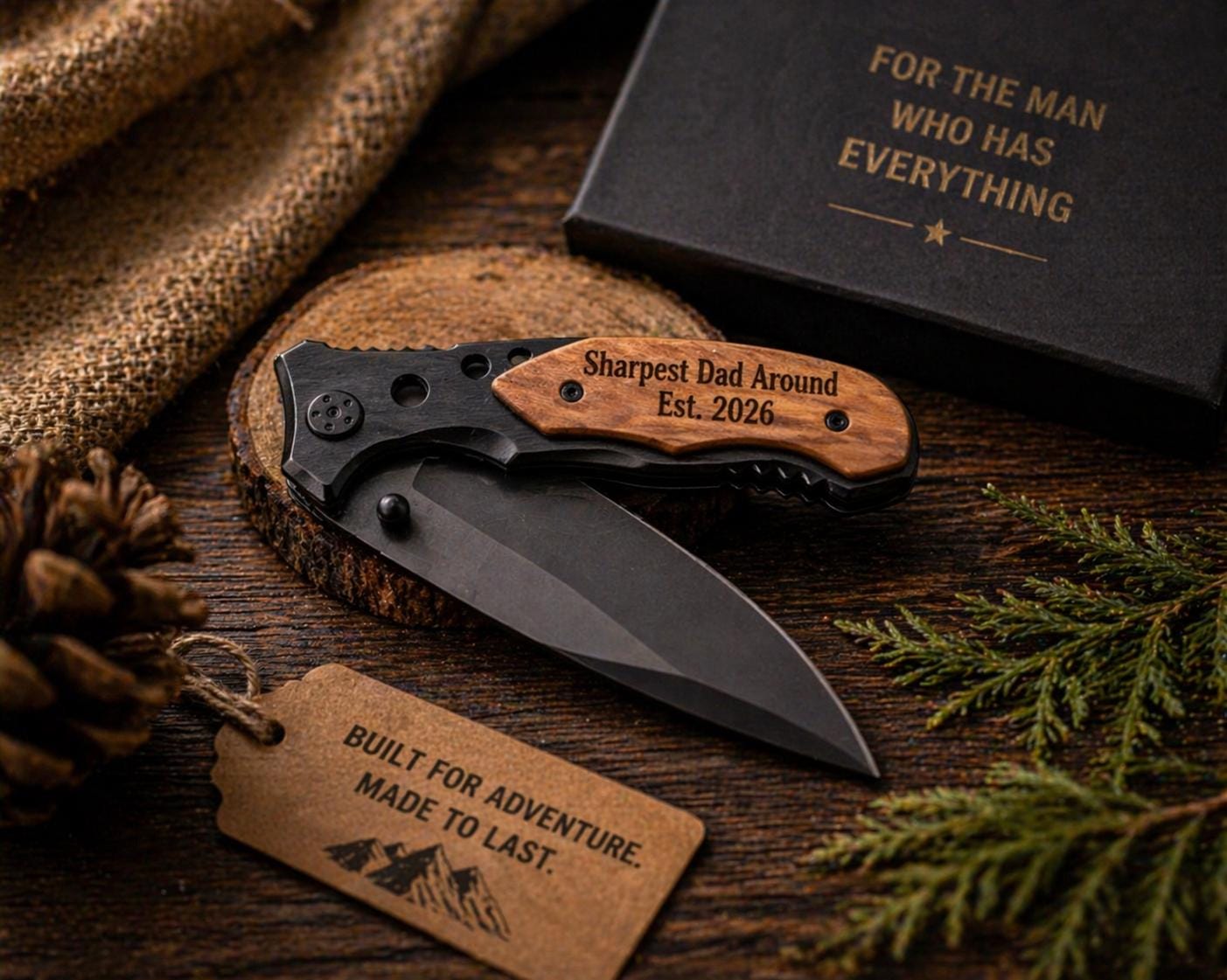 Personalized Dad Knife - a thoughtful custom gift