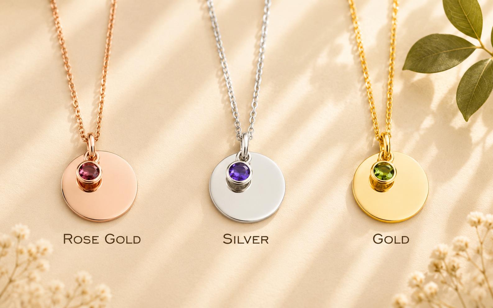 Personalized Miscarriage Necklace - color and style options