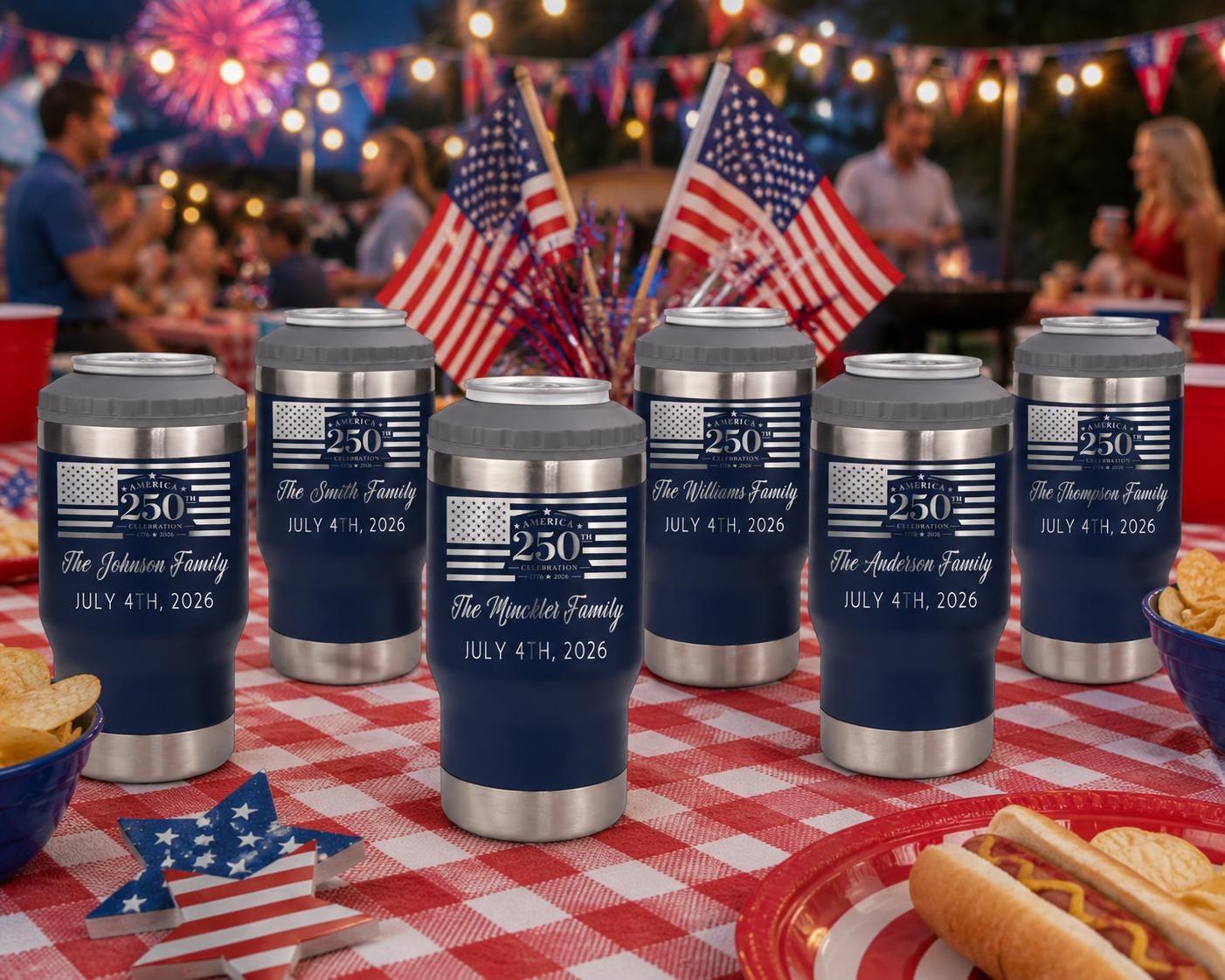 250th Anniversary Can Cooler - color and style options