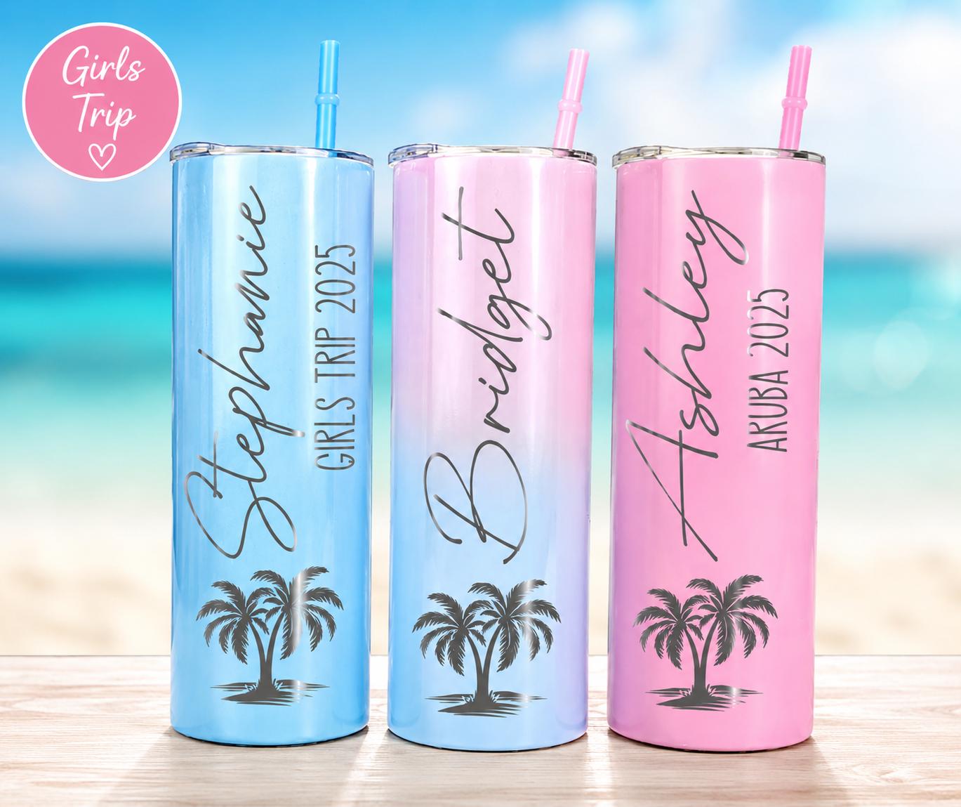 Personalized Vacation Cups with Name