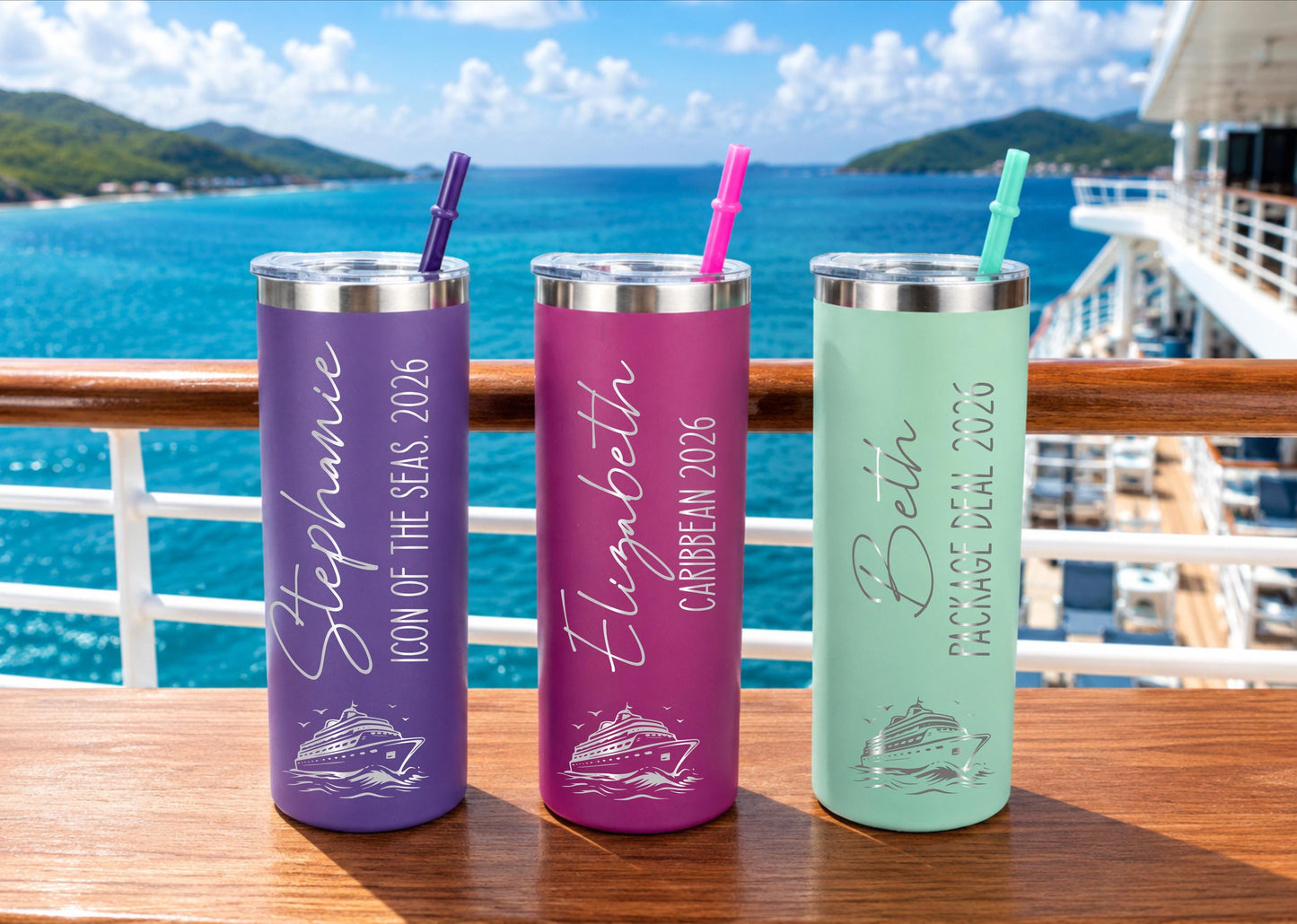 Cruise Squad Tumblers with Name