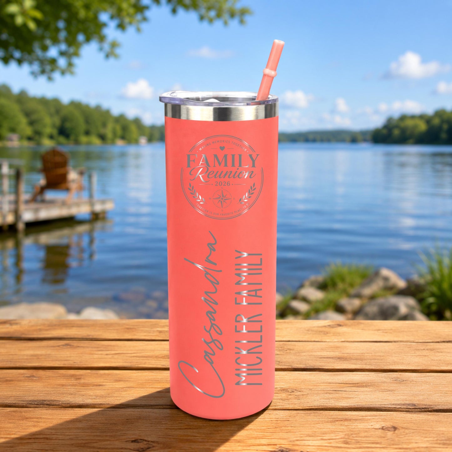 Family Reunion Cups with Name - color and style options