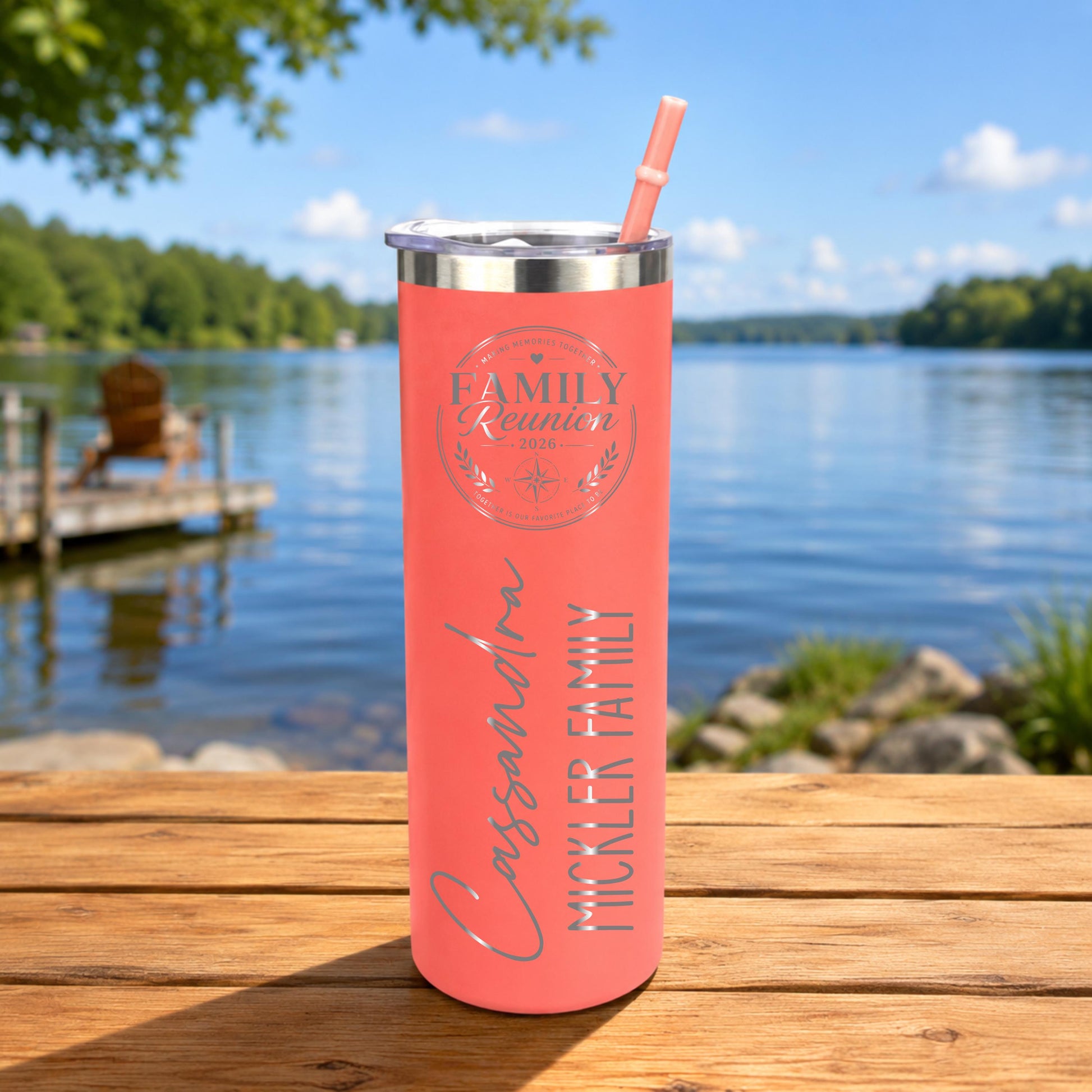 Family Reunion Cups with Name - color and style options