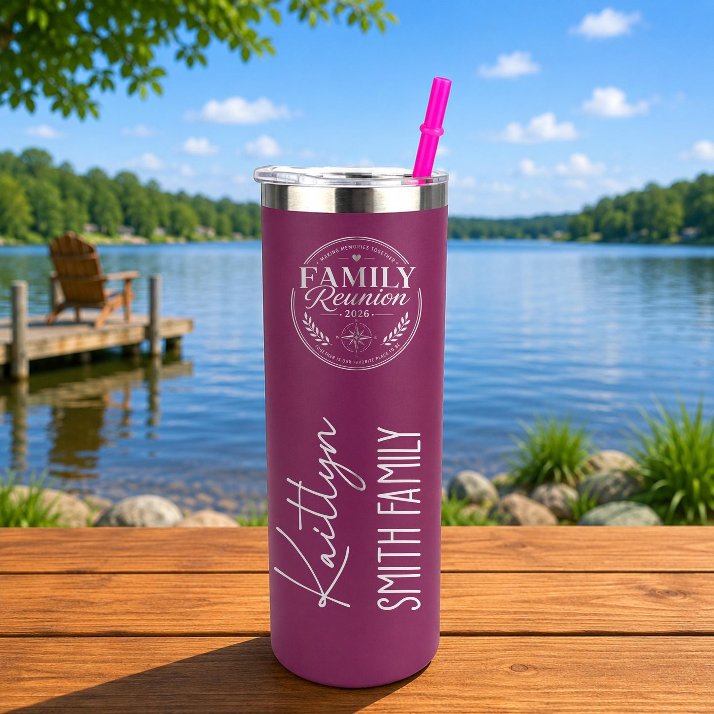 Family Reunion Cups with Name - a thoughtful custom gift