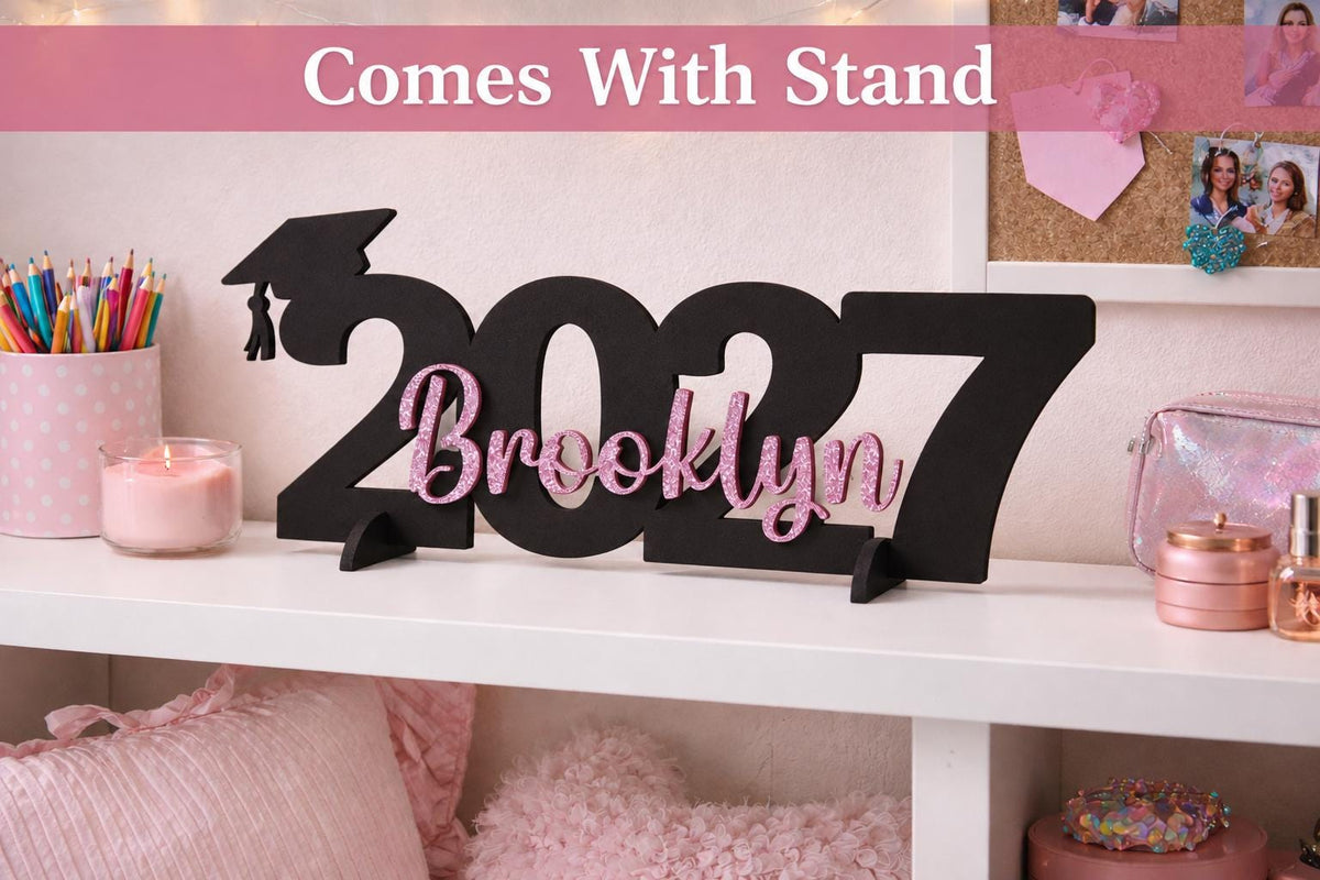 2027 Senior Photo Prop | Personalized Graduation Sign with Name