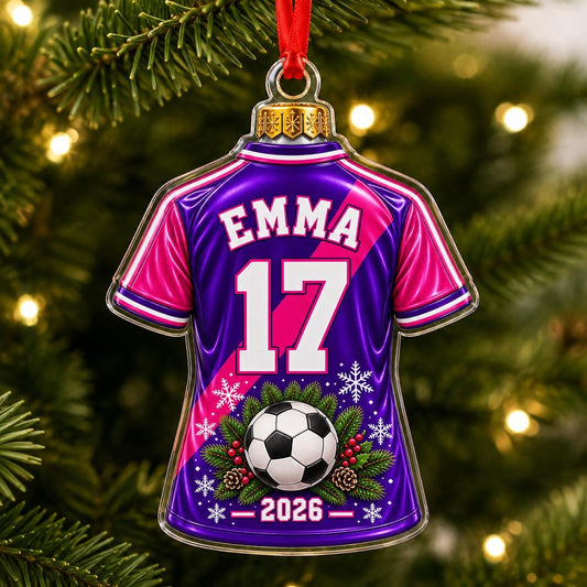 Personalized Soccer Ornament