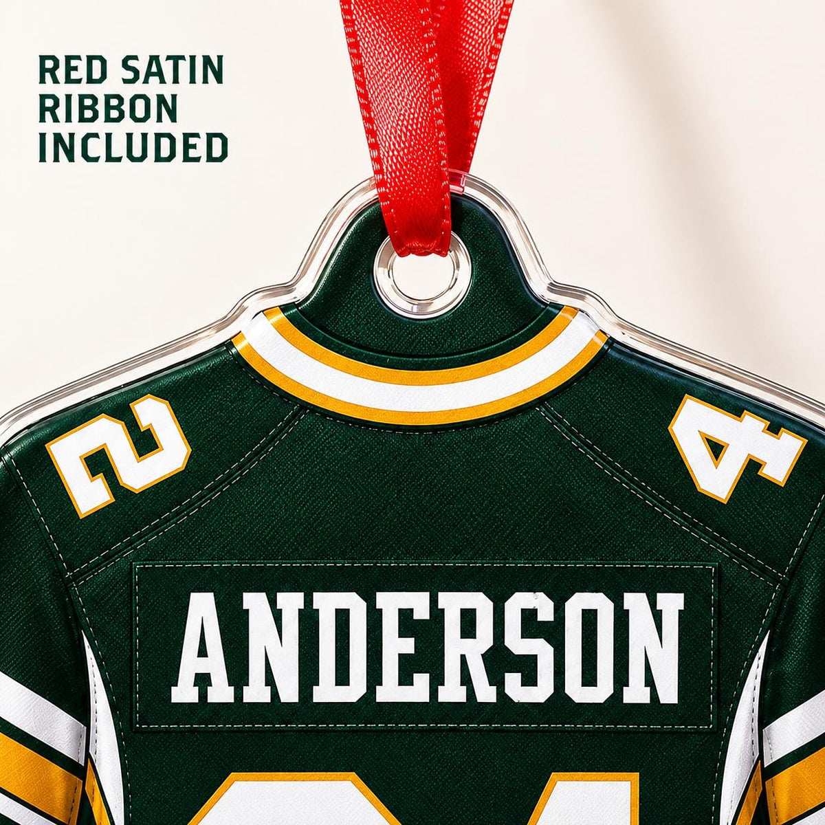 Personalized Football Jersey Ornament