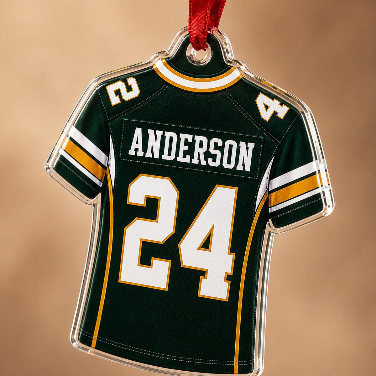 Personalized Football Jersey Ornament