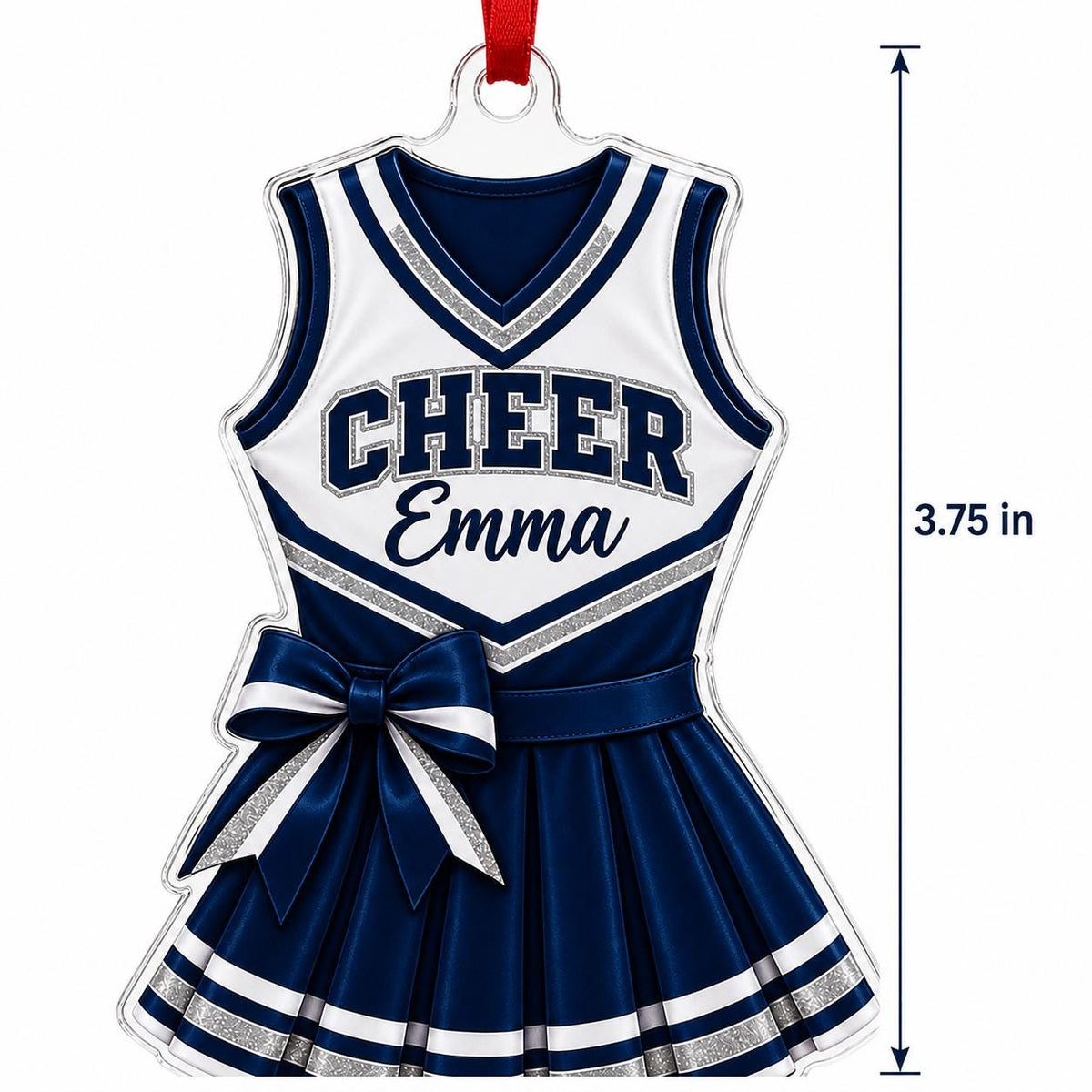 Personalized Cheer Ornament