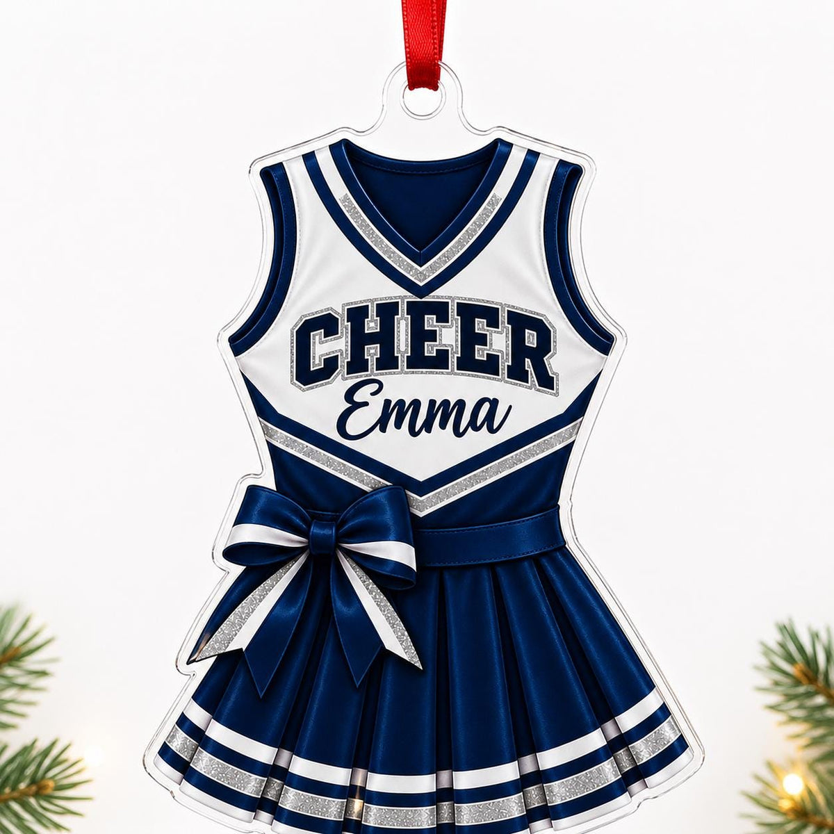 Personalized Cheer Ornament
