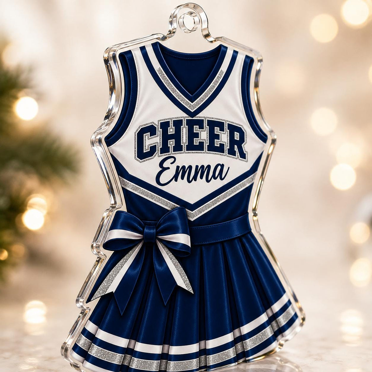 Personalized Cheer Ornament