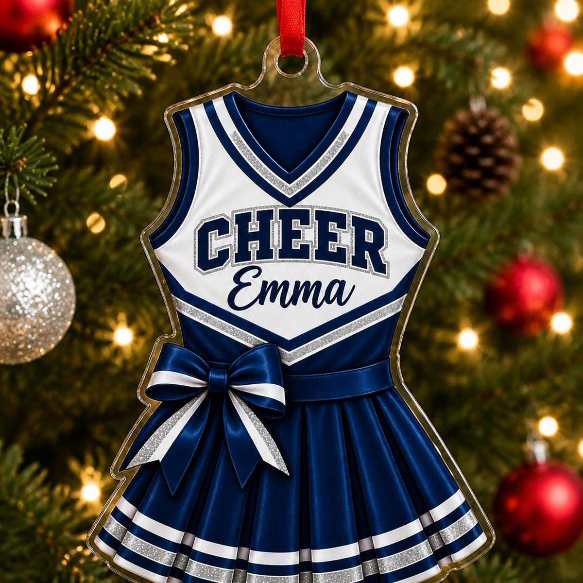 Personalized Cheer Ornament