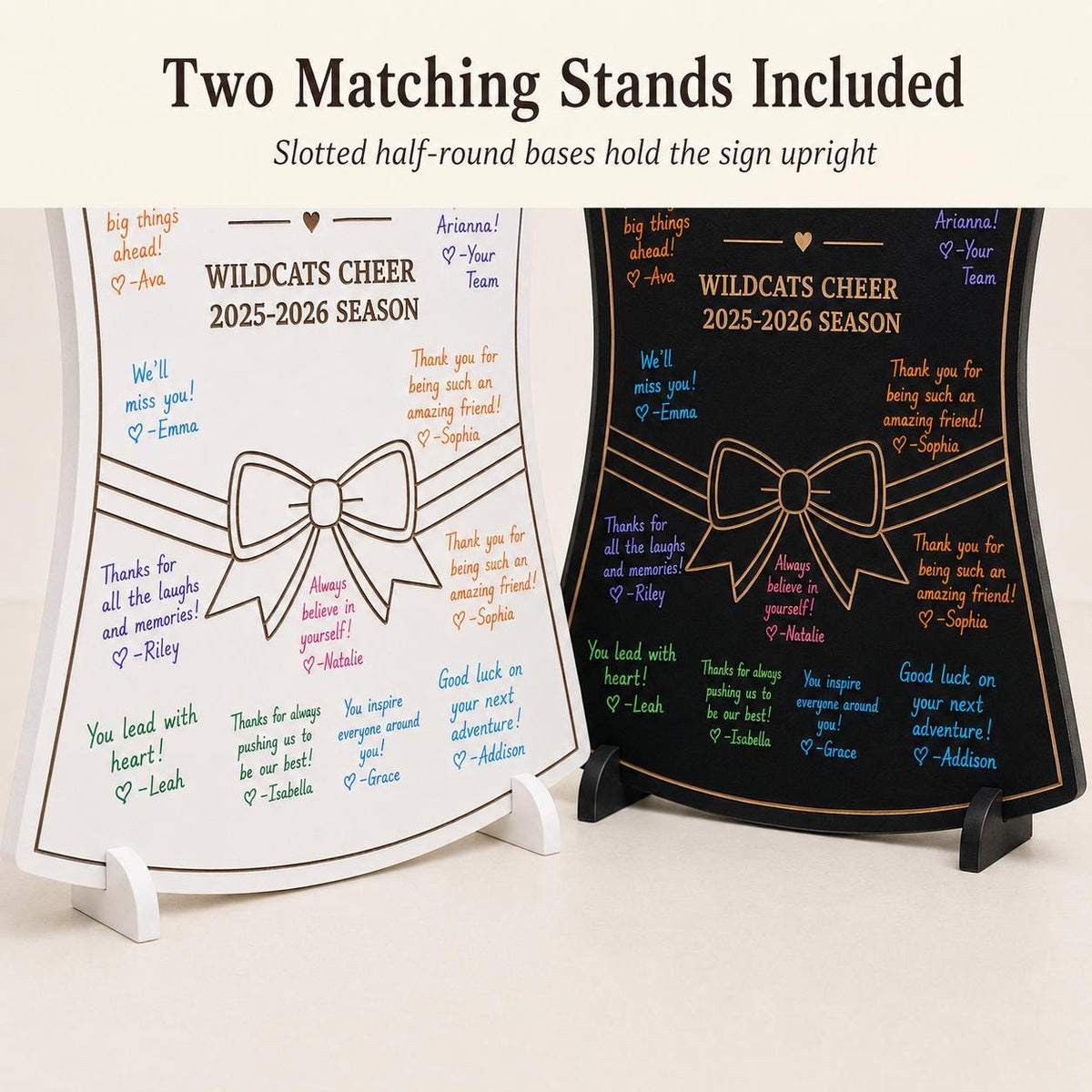 Personalized Cheer Senior Night Sign | Signing Board