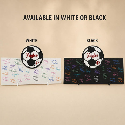 Personalized Soccer Senior Night Sign | Team Signature Board