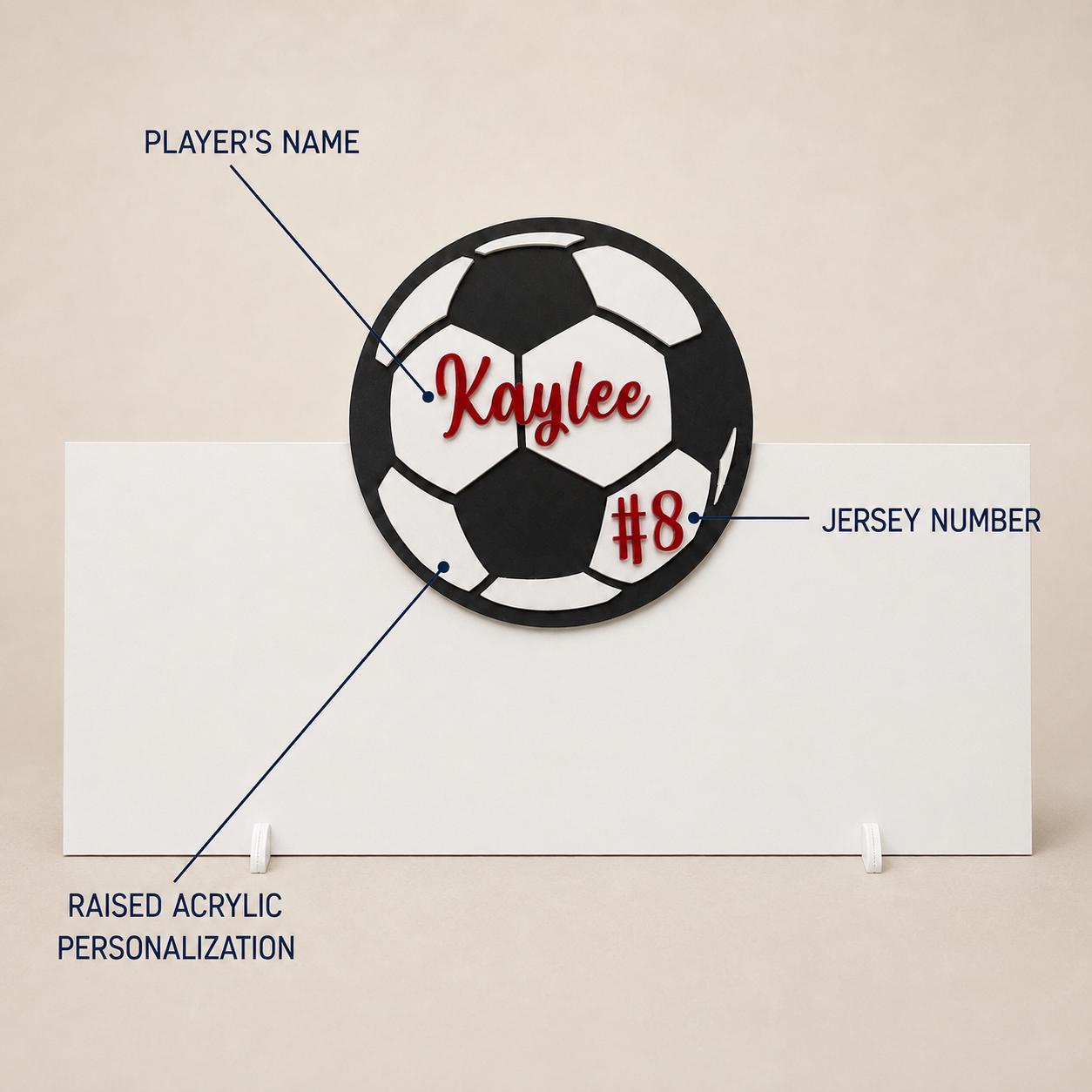 Personalized Soccer Senior Night Sign | Team Signature Board