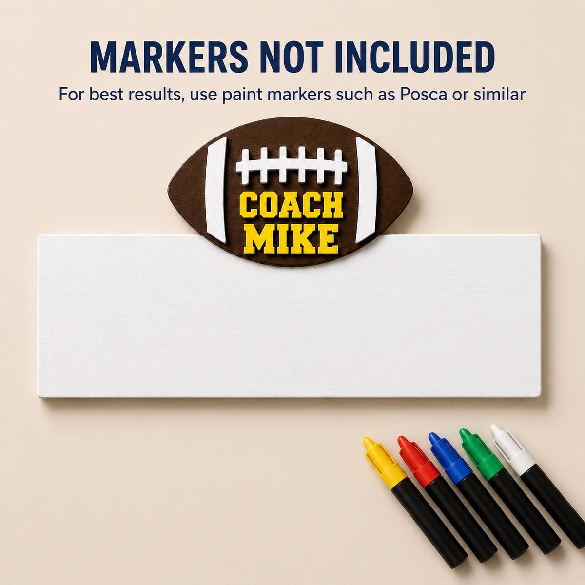 Personalized Football Coach Gift | Team Signing Board