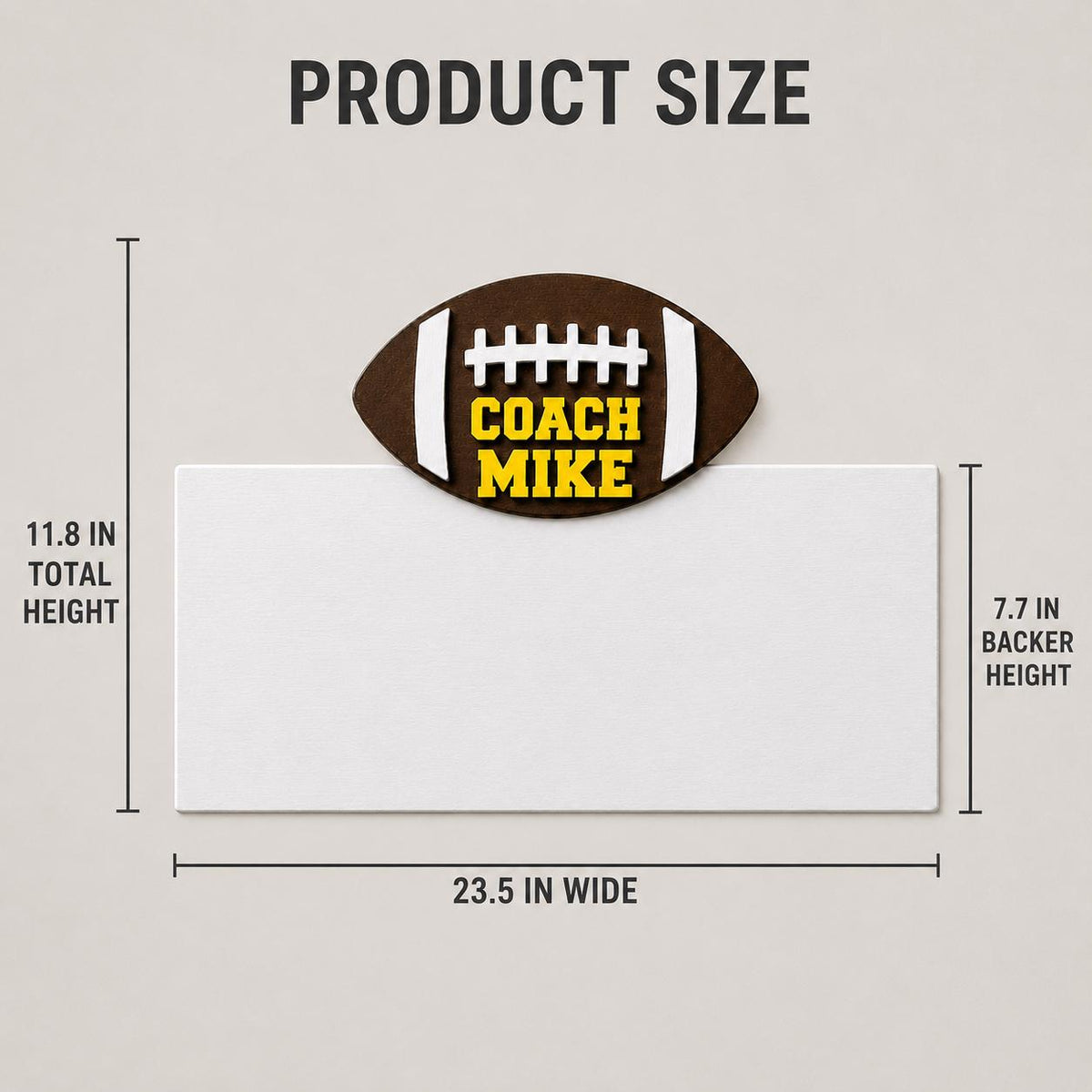 Personalized Football Coach Gift | Team Signing Board