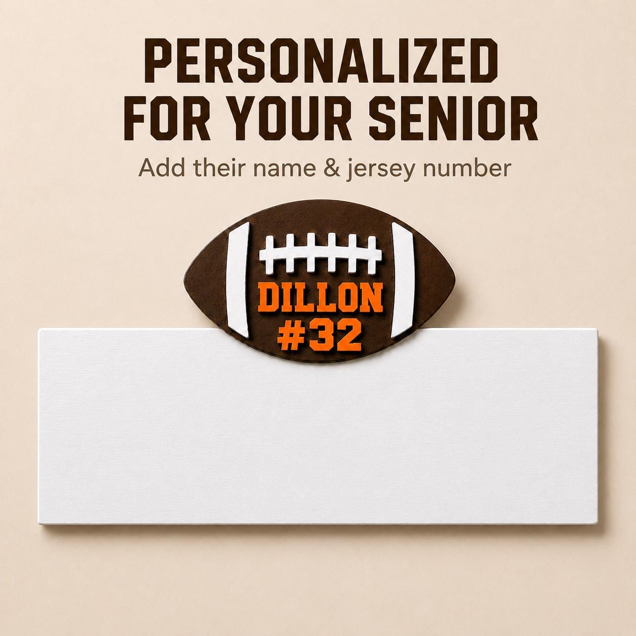 Personalized Football Senior Night Sign | Team Signing Board