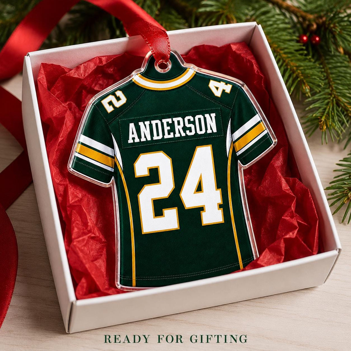 Personalized Football Jersey Ornament