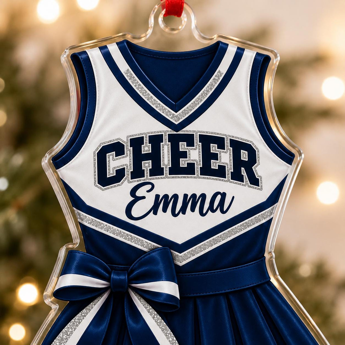 Personalized Cheer Ornament