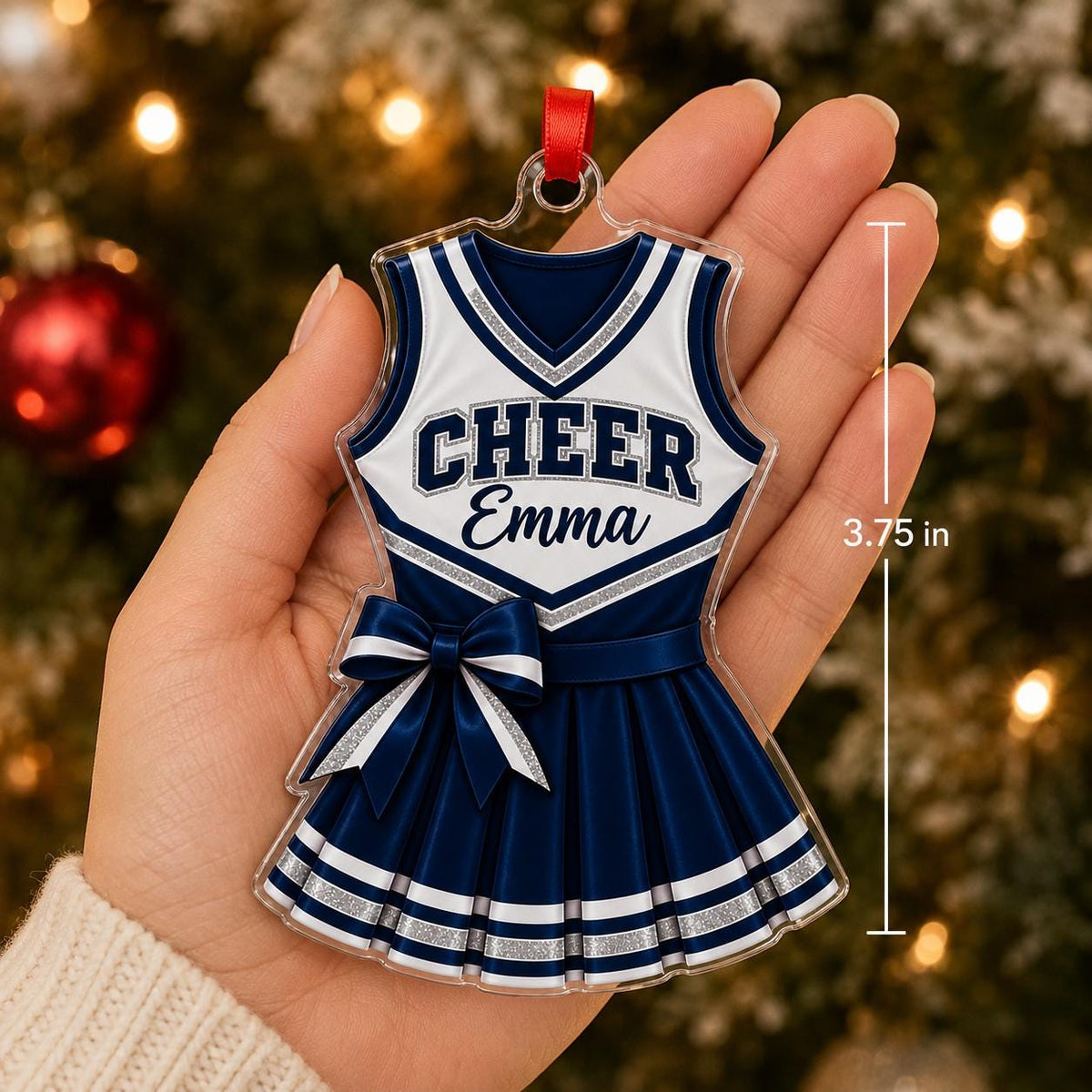 Personalized Cheer Ornament